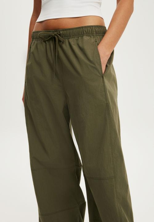 Cotton On - Utility Barrel Pant - Cuteility Green