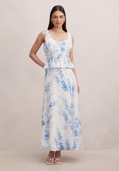 Forever New - Molly shirring top in suki floral co-ord