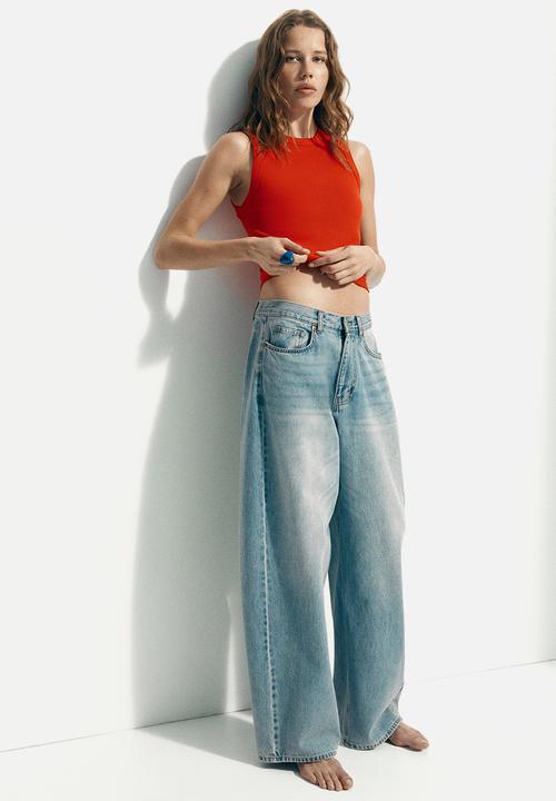 H&M - Ribbed vest top - bright red