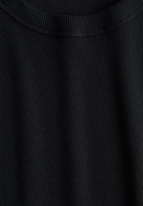 H&M - Ribbed vest top - black