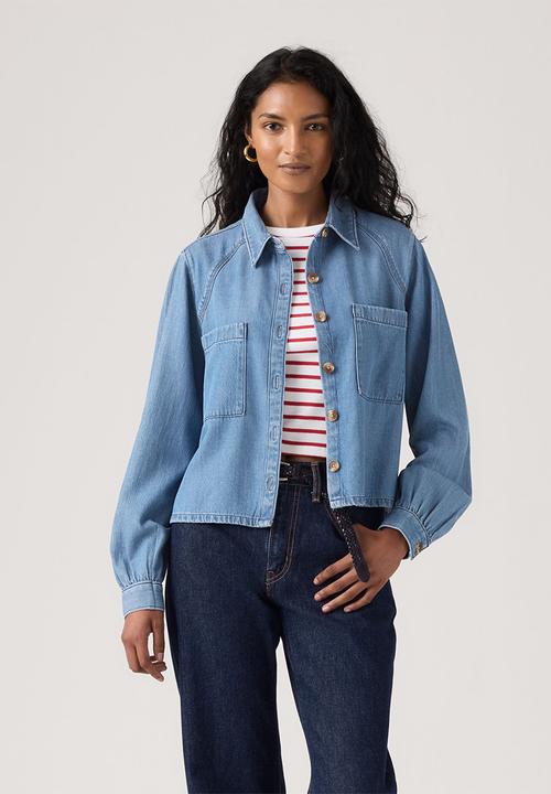 Levi’s® - Tini Ls Utility Shirt - Poolside Blue