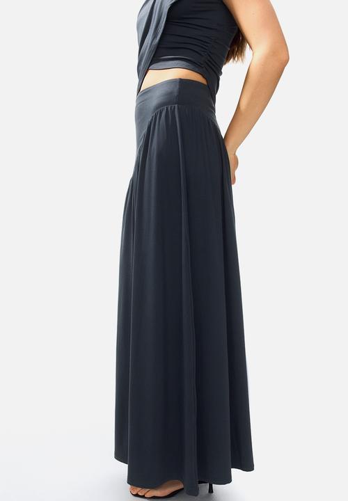 H&M - Maxi skirt - dark grey