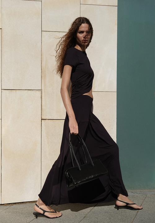 H&M - Maxi skirt - black