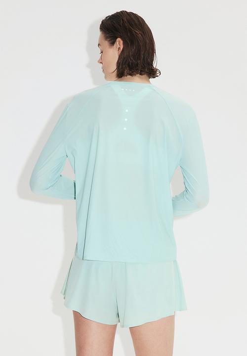 H&M - Sports top with drymove™ - amazonite blue