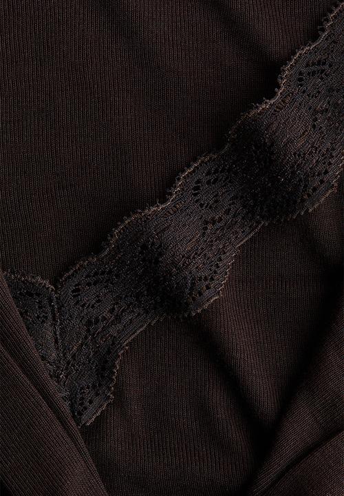 H&M - Layered cardigan - dark brown