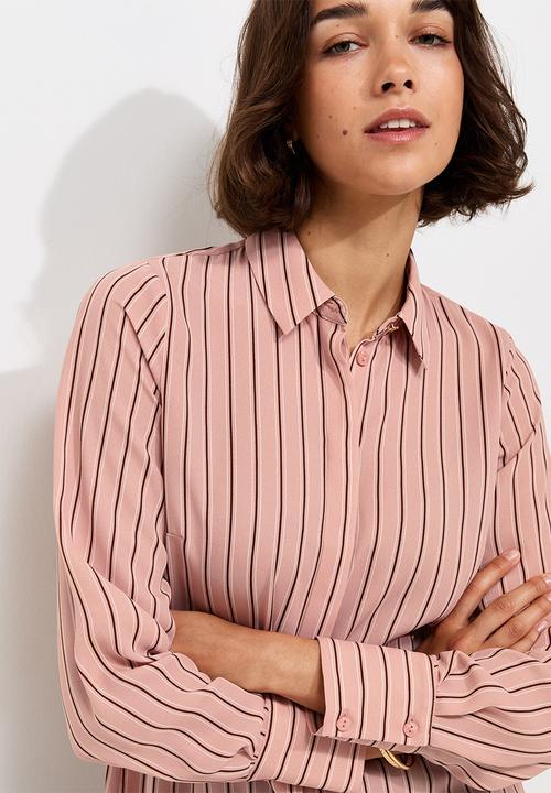 New Look - K Claire 'Print' Ls Shirt - Pink