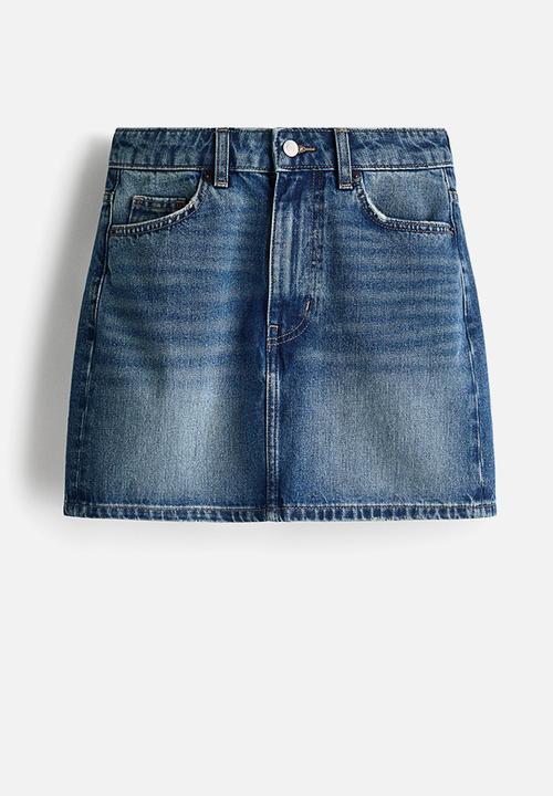 H&M - Denim mini skirt - denim blue
