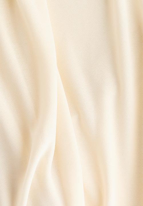 H&M - Batwing-sleeved jersey top - pale yellow