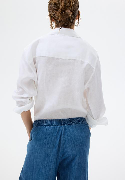 H&M - Denim balloon trousers - denim blue