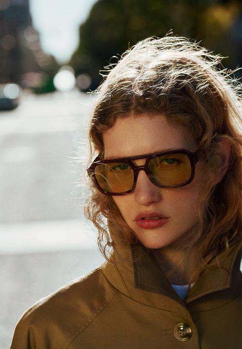 H&M - Aviator-style sunglasses - burgundy