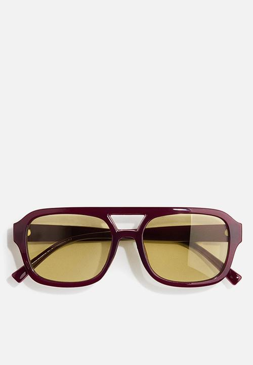 H&M - Aviator-style sunglasses - burgundy