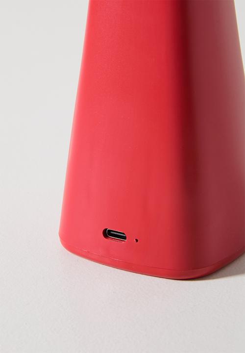 Pop Candy - Rechargeable LED trumpet base lamp - red
