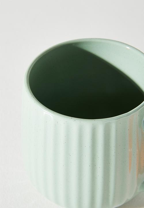 Excellent Houseware - Speckles coloured handle Mug - 395ml