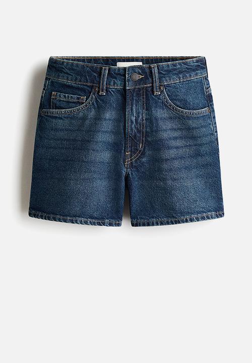 H&M - Denim shorts - dark denim blue