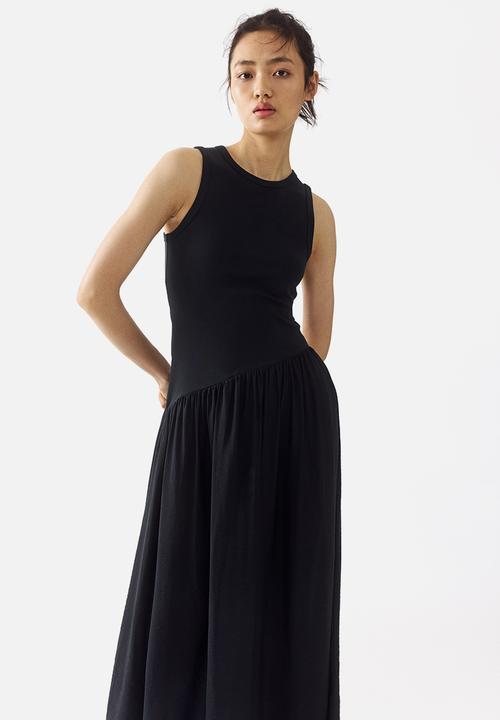 H&M - Flared-skirt dress - black