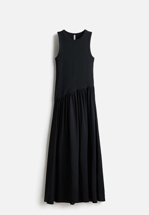 H&M - Flared-skirt dress - black