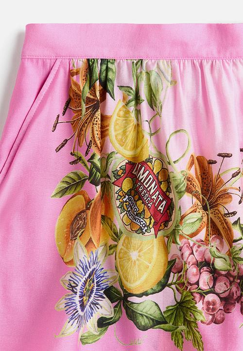 H&M - Printed pull-on shorts - pink/lemons