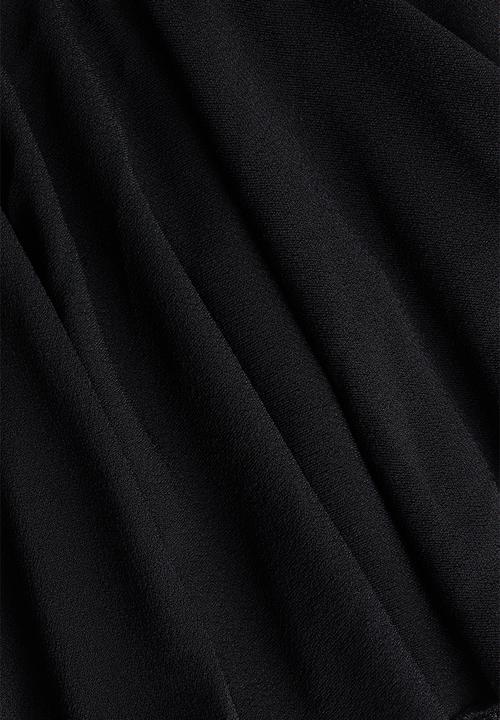 H&M - Flounced top - black