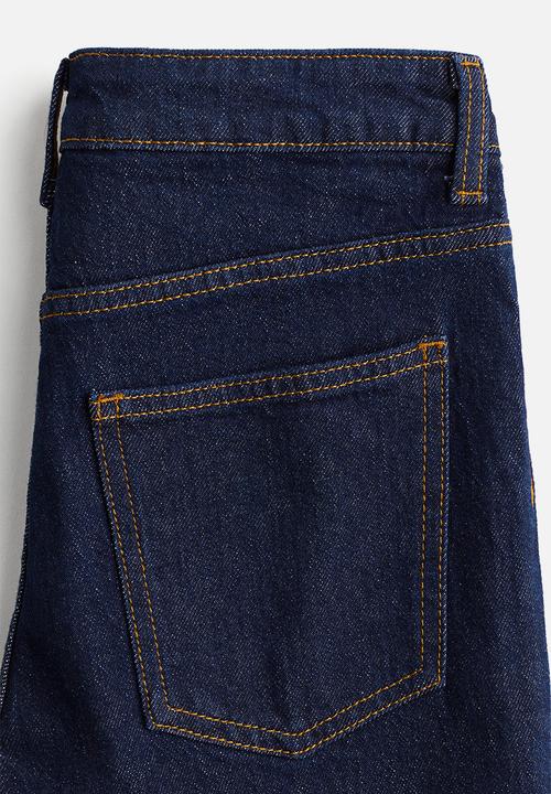 H&M - Flared high jeans - dark denim blue