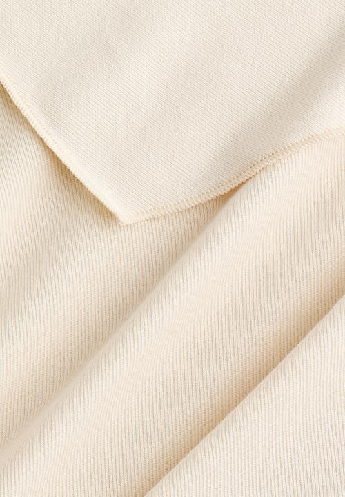 H&M - Cape-detail jersey top - cream