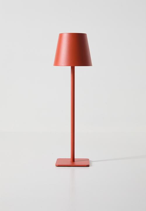Pop Candy - Square base desk lamp - red