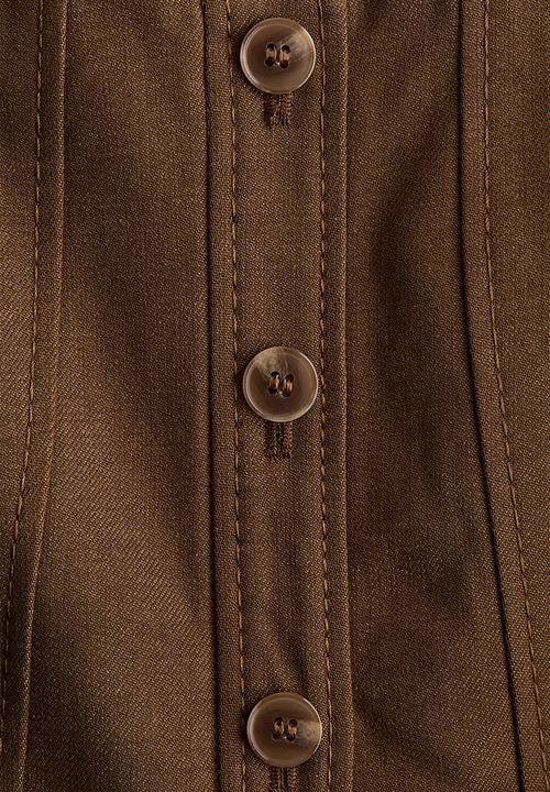 H&M - Fitted waistcoat - brown