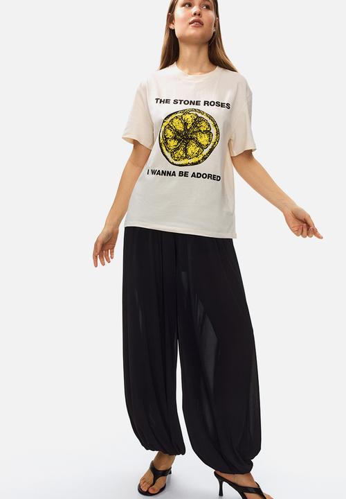 H&M - Printed t-shirt - light beige/the stone roses