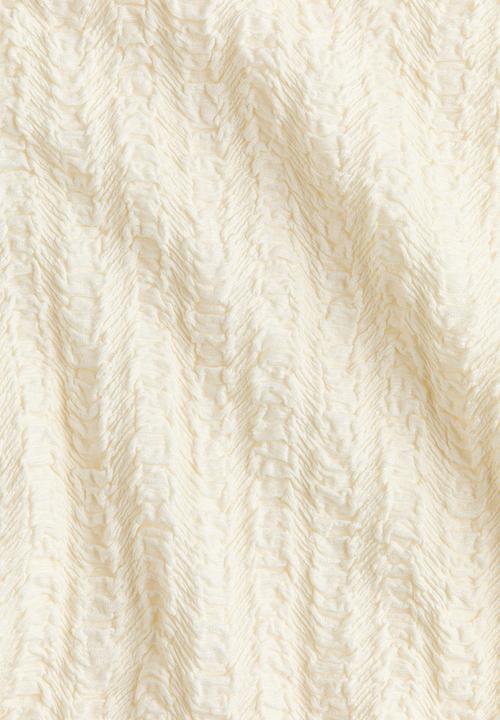 H&M - Textured jersey top - cream