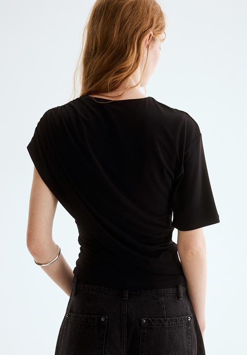 H&M - Draped top - black