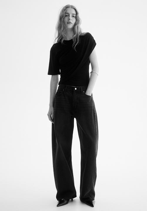 H&M - Draped top - black