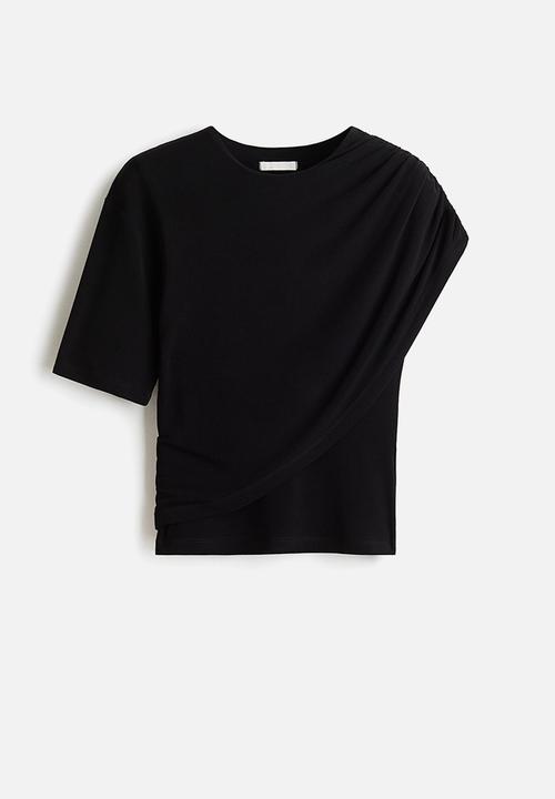 H&M - Draped top - black