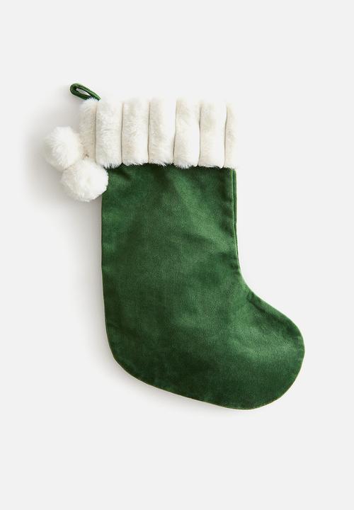 H&M - Christmas stocking - dark green