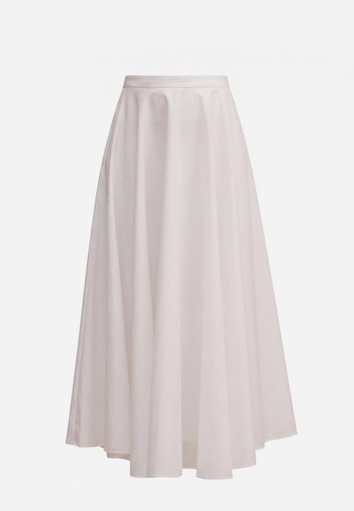 Forever New - Charlotte cotton midi skirt - porcelain