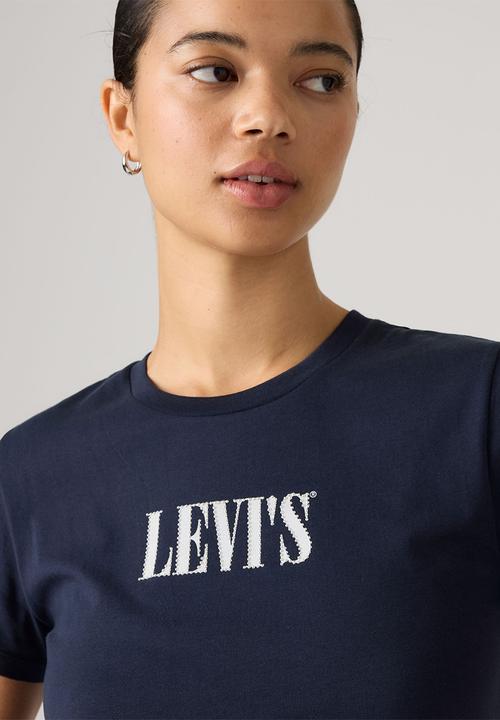 Levi’s® - The Perfect Tee - Serif Stud Outline Navy Blazer
