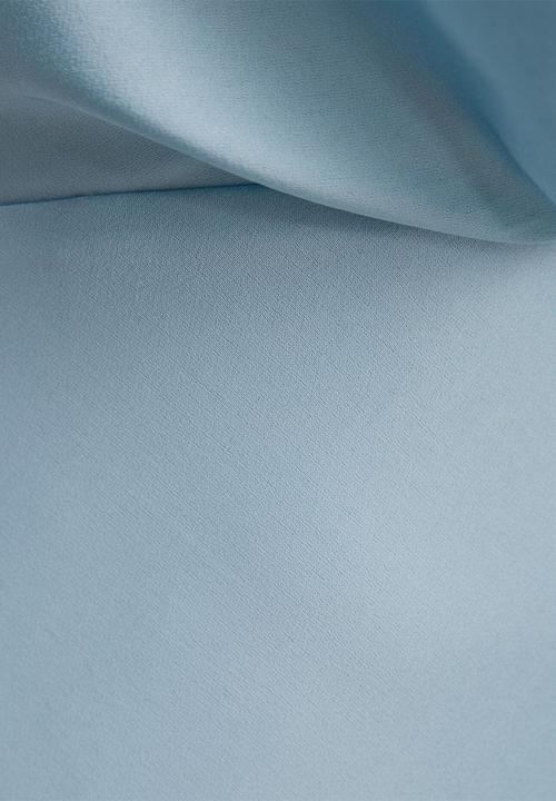 Forever New - Becca cowl halter satin dress in seafoam aqua