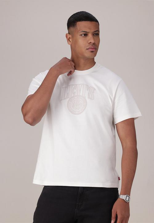 Levi’s® - Ss relaxed fit tee za - levi strauss white plus graphic