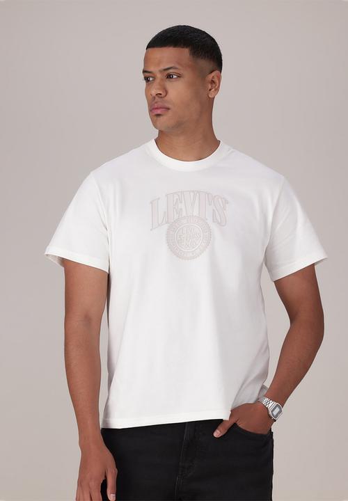 Levi’s® - Ss relaxed fit tee za - levi strauss white plus graphic