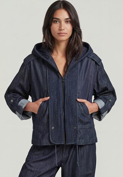 G-STAR - Fluid cropped jkt wmn - rinsed