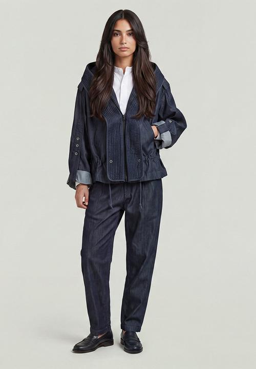 G-STAR - Fluid cropped jkt wmn - rinsed