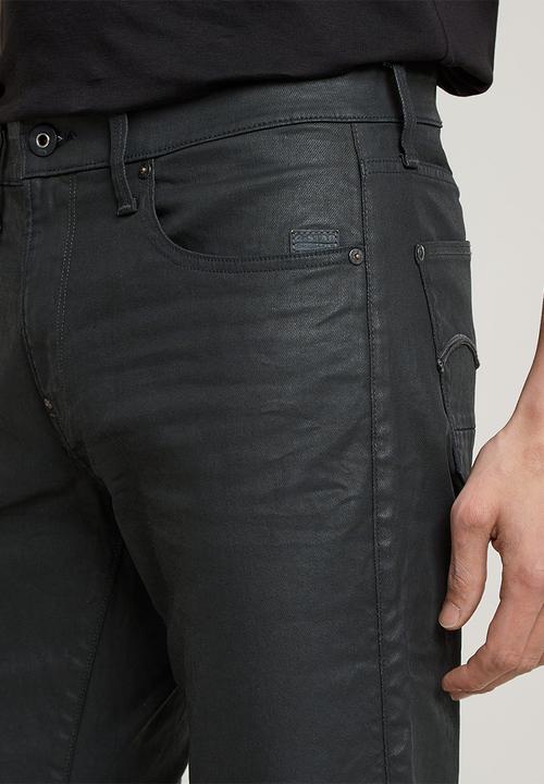 G-STAR - Revend Skinny Black pintt stretch denim - 3D dark aged
