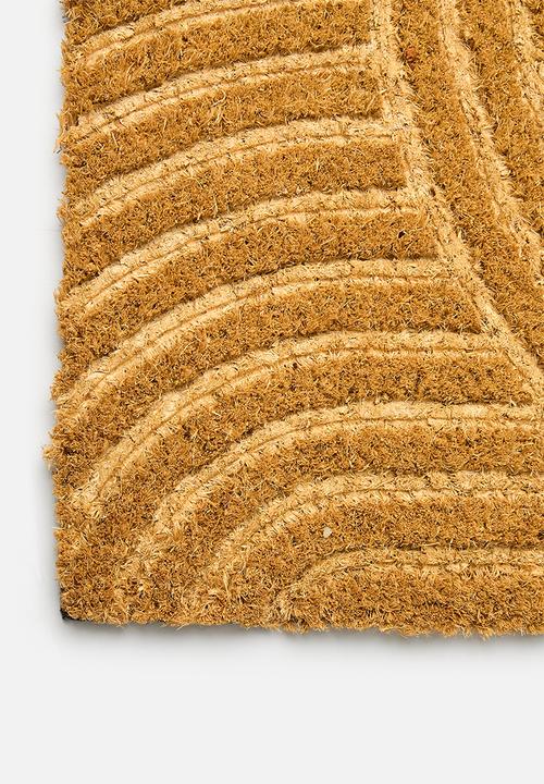 H&S - Coir rainbow mat - natural