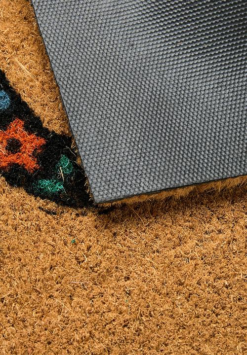 H&S - Printed coir home mat - multi