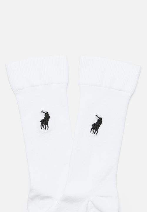 POLO - Icon Pony Mulberry Silk Sock - White