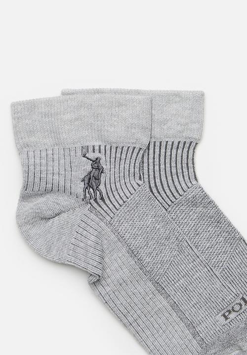 POLO - Rib Stripe Sport Sock - Grey