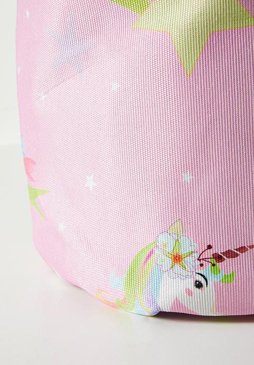 Pop Candy - Pony aop canvas laundry bin - pink