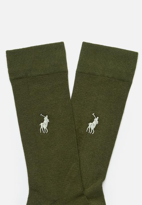 POLO - Signature Pony Sock - Olive