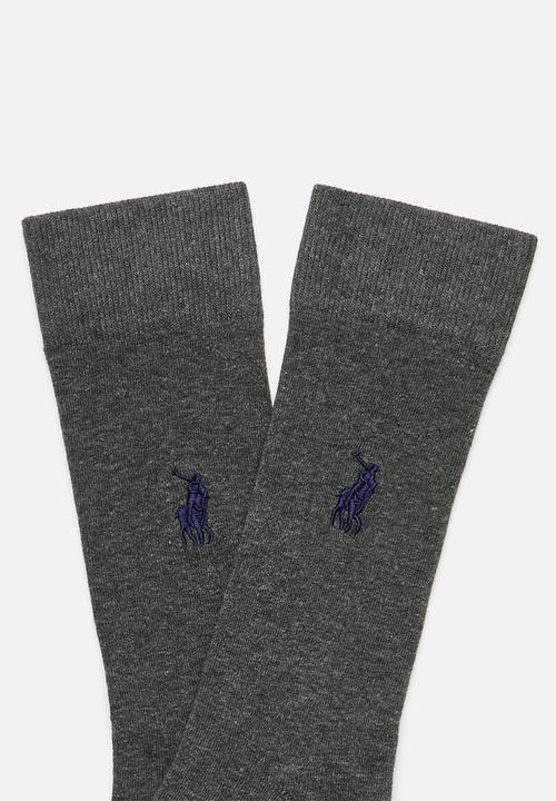 POLO - Signature Pony Sock - Charcoal