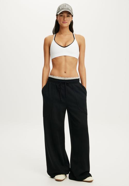 Cotton On - Active Fleece Utility Sweatpant - Black