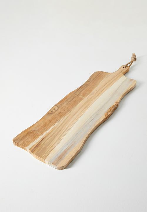 Excellent Houseware - Teak Cutting Board - 69cm