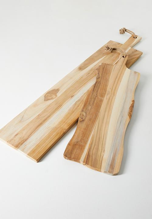 Excellent Houseware - Teak Cutting Board - 69cm